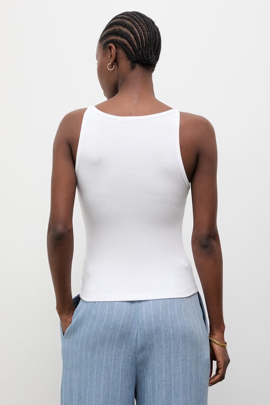 Oblečenie Answear.LAB top dámsky s modalom sng.top.dv.tok biela