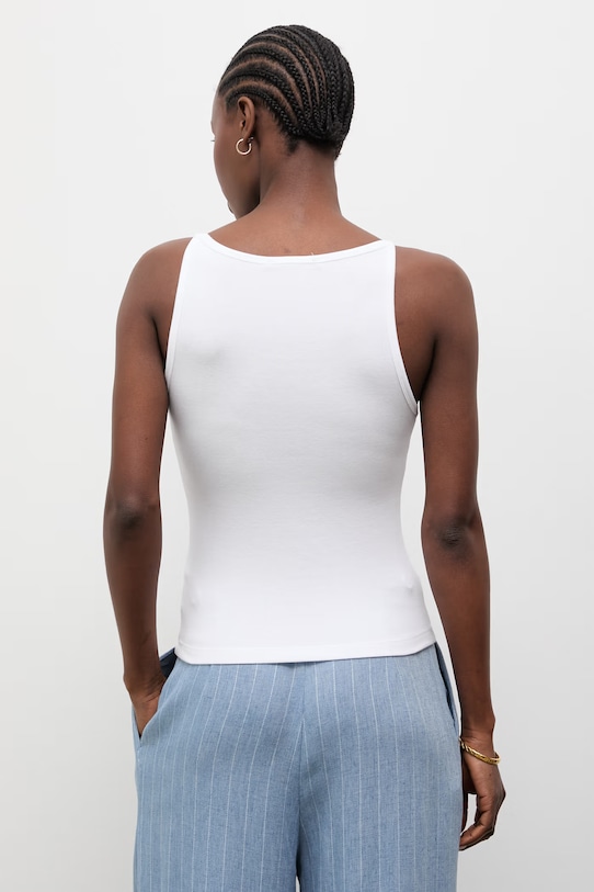 Oblečenie Answear.LAB top dámsky s modalom sng.top.dv.tok biela