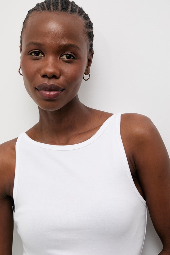 Answear.LAB top dámsky s modalom biela sng.top.dv.tok