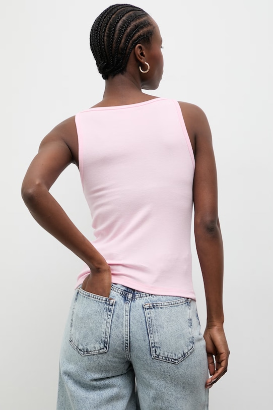 Oblečení Answear.LAB top dámský s modalem sng.top.dv.tok růžová
