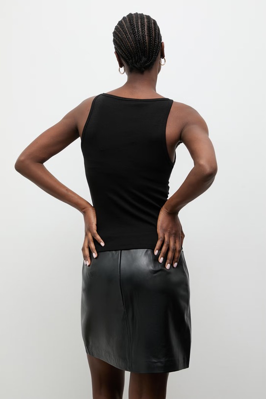 Oblečení Answear.LAB top dámský z modalem sng.top.dv.tok černá