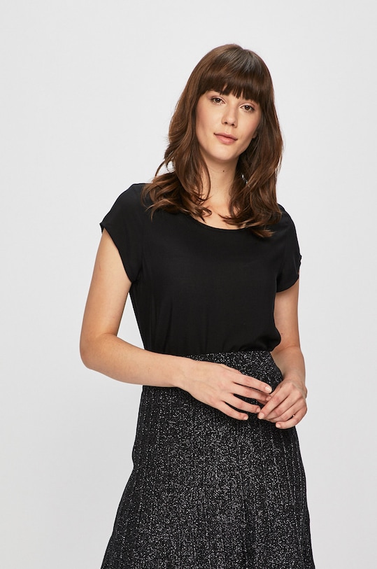 Answear.LAB - Felső Sweet & Salty sima fekete KISAKOL.K