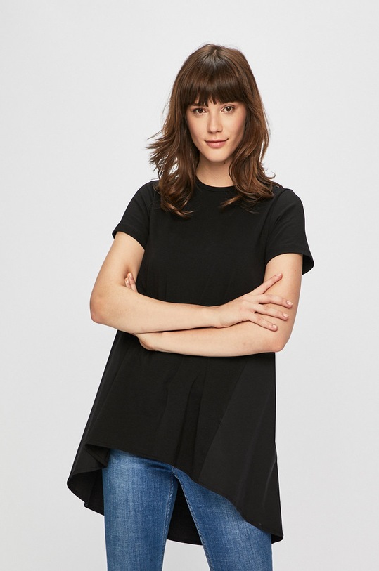 Answear.LAB - Felső Sweet & Salty pamut fekete SOC2.Q