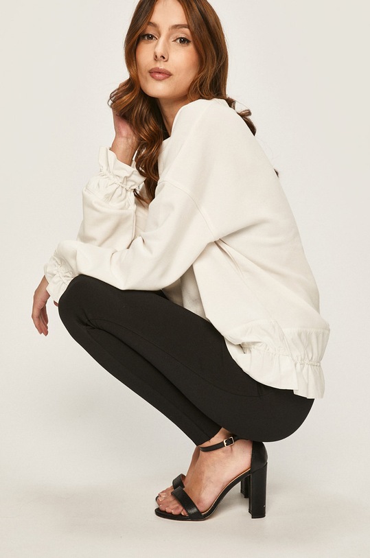 Answear - Bluza uni alb MAL3.DAF