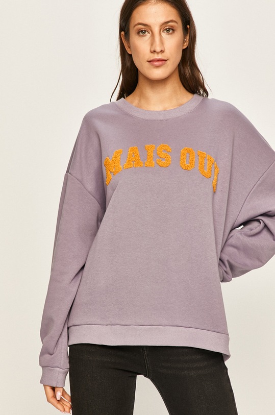 Answear - Bluza imprimeu violet WW20.BLD044