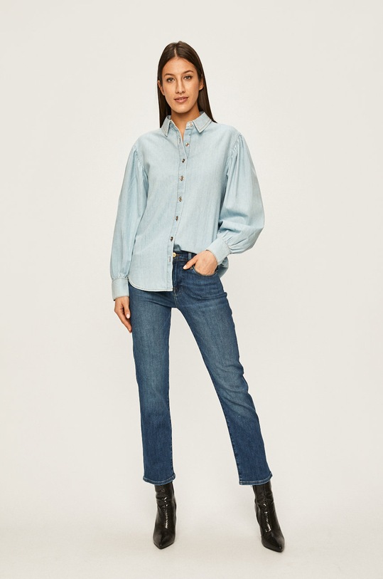 Answear Lab cămașă din denim DENI3.NA albastru WW20