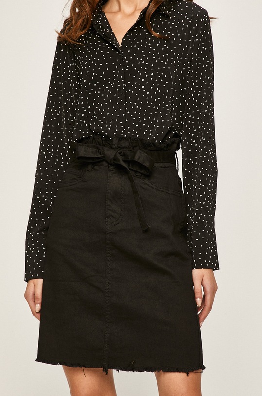 Answear fustă uni negru XJ119.F