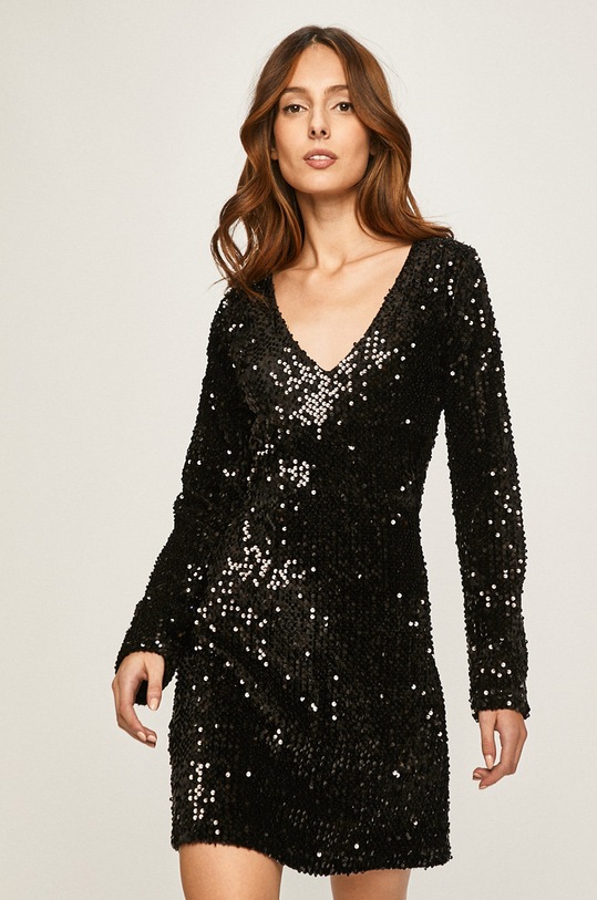 Answear Lab rochie mini negru 20K31083.MS