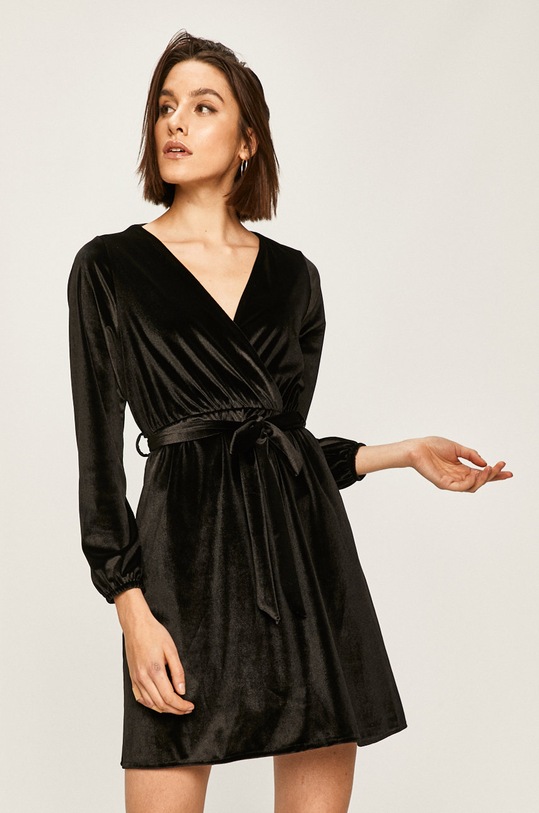 Answear Lab rochie mini negru WW20.SUD05A