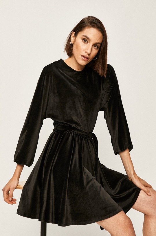 Answear Lab rochie mini negru WW20.SUD05B