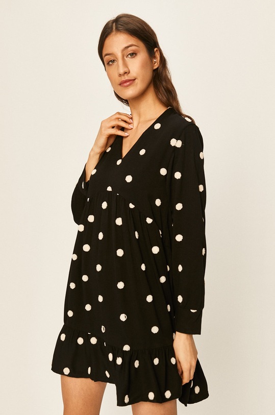 Answear Lab rochie midi negru WW20.SUD06ins