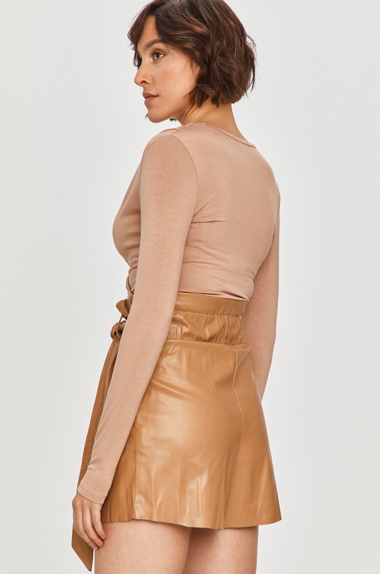 Odzież Answear Lab - body BSL.3MB różowy