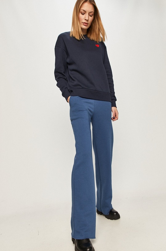 Answear Lab - Bluza bawełniana CEN.3.DA granatowy WW21