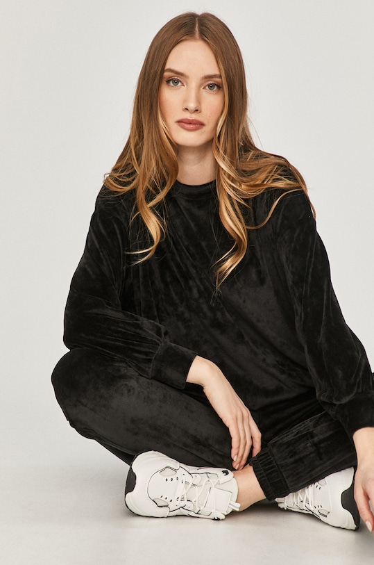 Answear Lab - Спортивный костюм трикотаж чёрный SNG.3B.MB