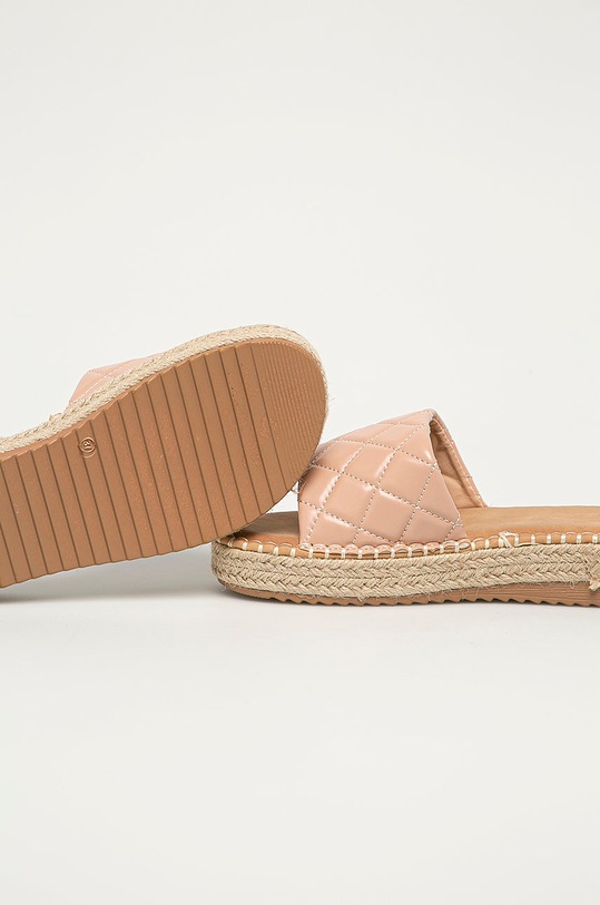 Obuwie Answear Lab Klapki 1BP.0403.1.DA beżowy