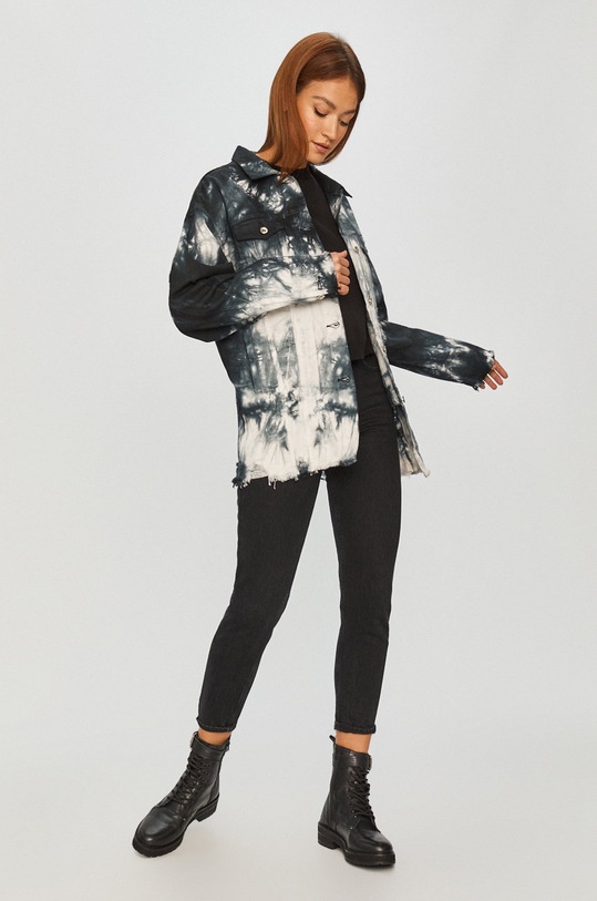 Answear Lab geacă din denim 03.3057 negru WW21