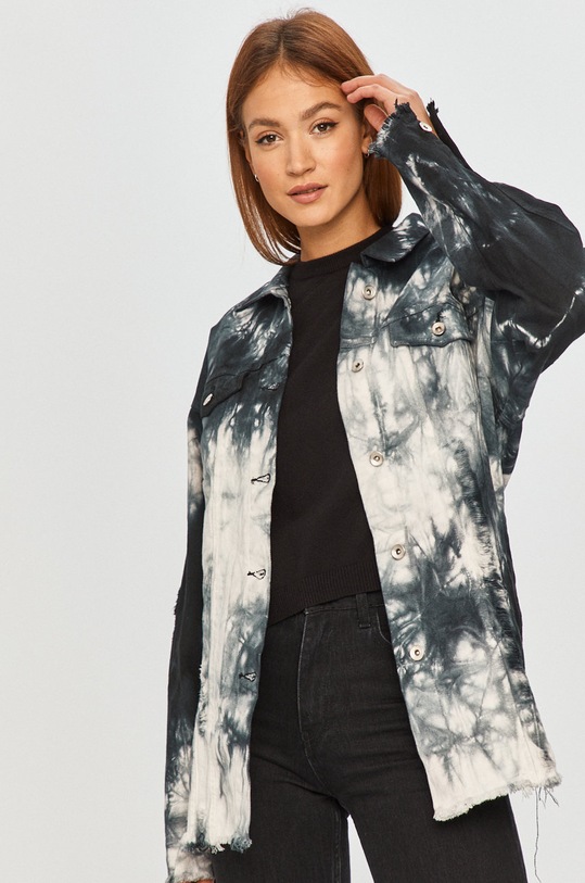 Îmbrăcăminte Answear Lab geacă din denim 03.3057 negru