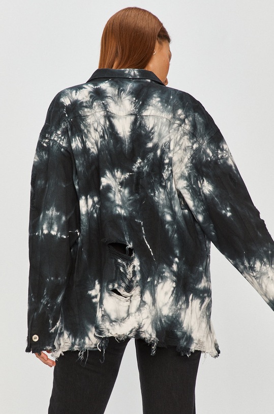 Answear Lab geacă din denim negru 03.3057