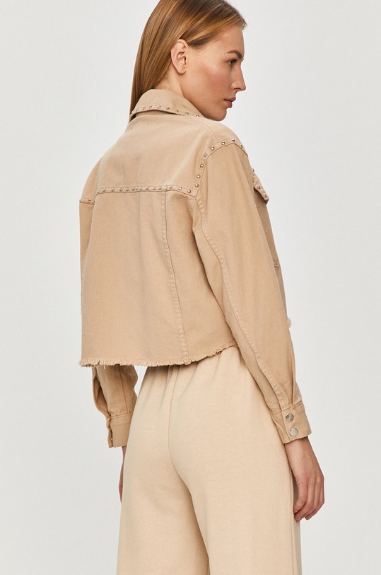 Odzież Answear Lab - Kurtka jeansowa C6474.DA beżowy