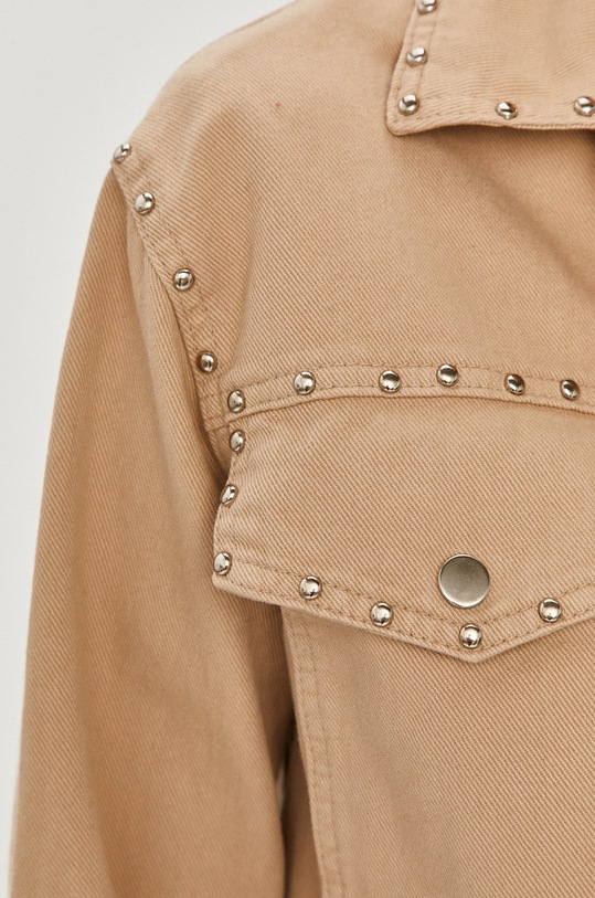Answear Lab - Kurtka jeansowa C6474.DA beżowy
