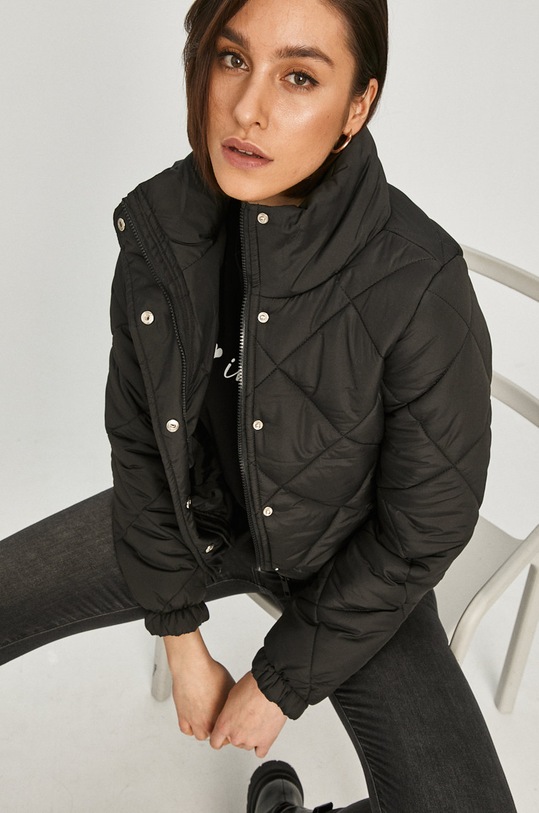 Answear Lab - Geaca cu captuseala negru LJK.SLAYQUILT.BLC