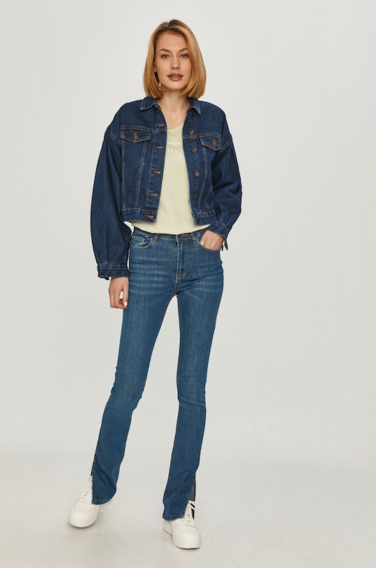 Rifľová bunda Answear.LAB 21D004 modrá WW21