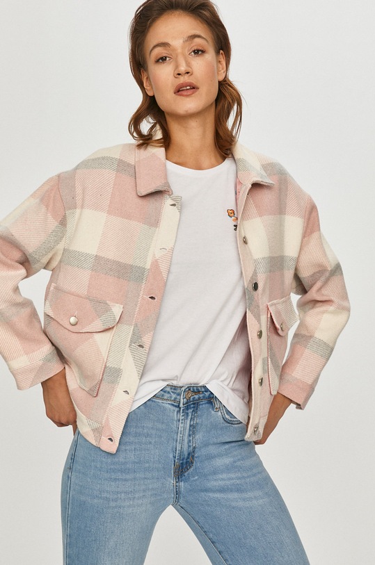 Answear Lab - Geaca 6850.DA cu captuseala roz 6850.DA