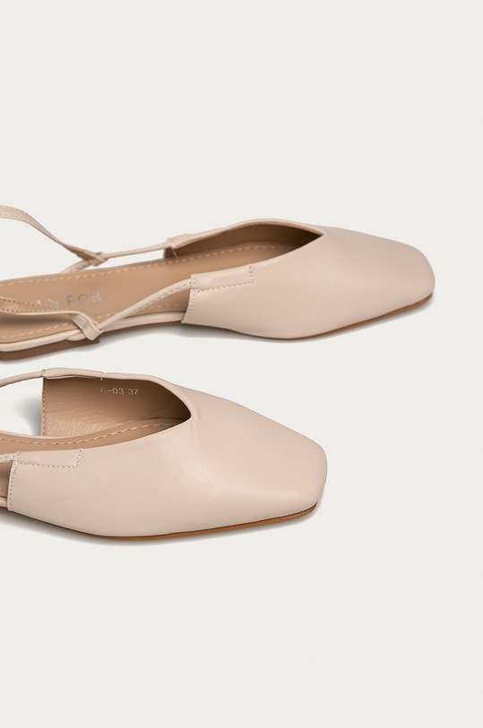 Boty Answear.LAB - Baleríny FlyFor G.03.1.MB béžová