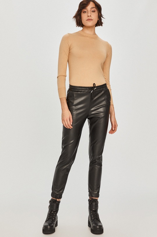 Nohavice Answear.LAB CHAN.5.2110 čierna WW21