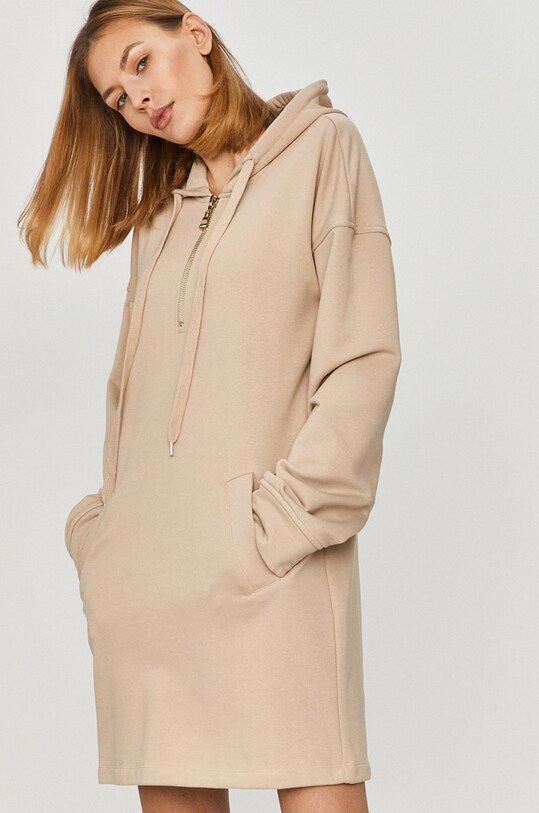 Answear Lab - Rochie mini bej 110210.DA