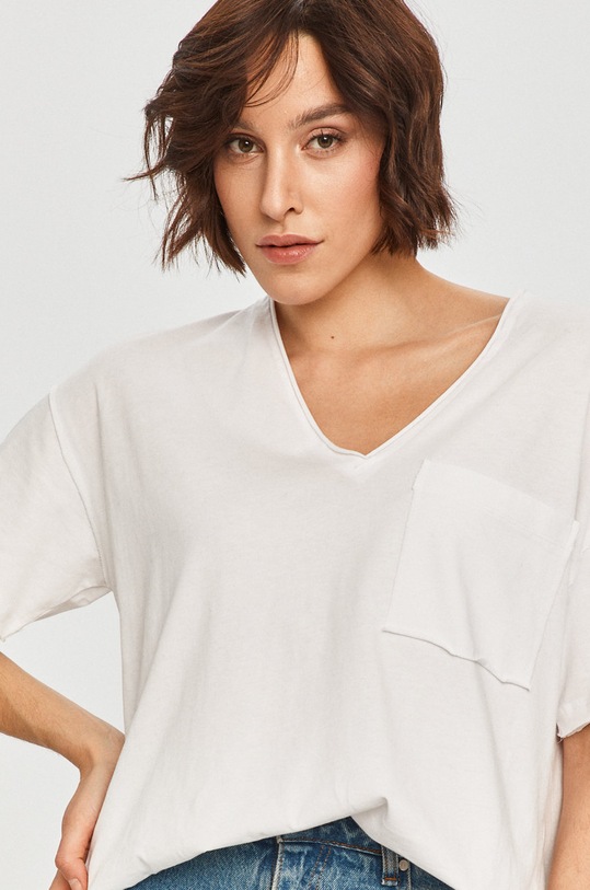 Tričko Answear.LAB biela BSL.11MB