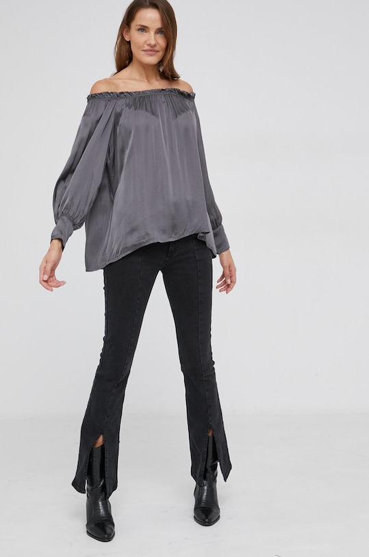 Answear Lab Bluzka 20021.1KR szary WW22