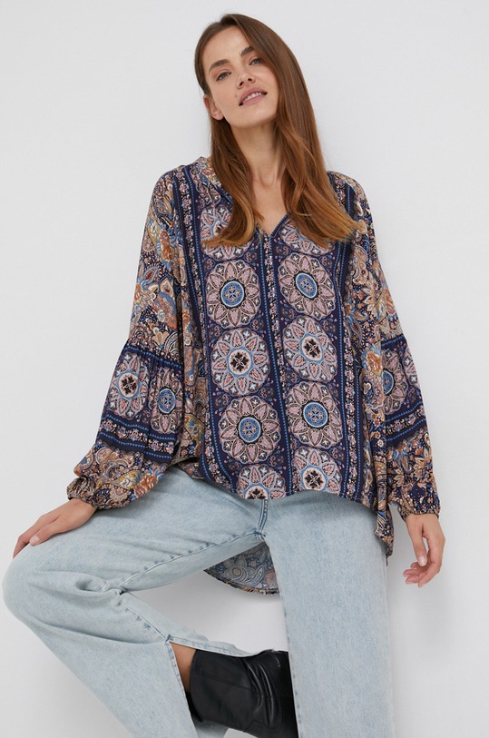 Answear Lab Bluzka casual niebieski 2588.1KR