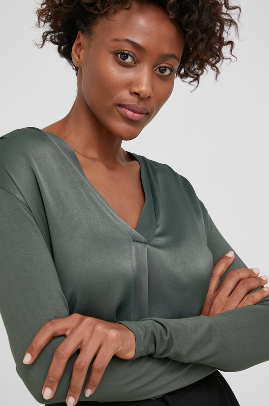 Answear Lab Bluzka casual zielony 13641.AJ