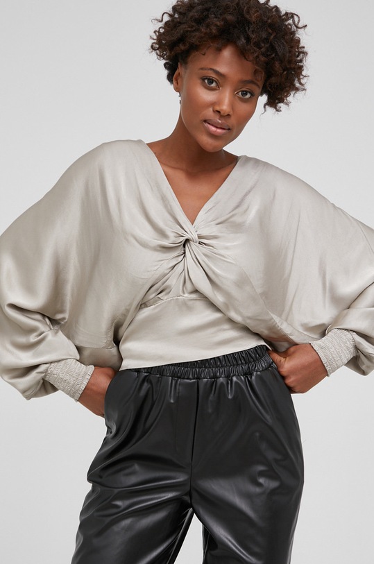 Answear Lab Bluzka beżowy 190.5.AJ