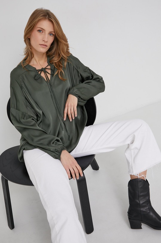 Answear Lab Bluzka casual zielony 1481.1.2KR