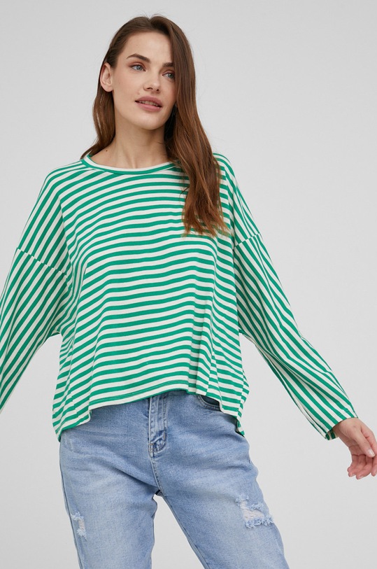 Answear Lab longsleeve 1017.1.DA verde WW22