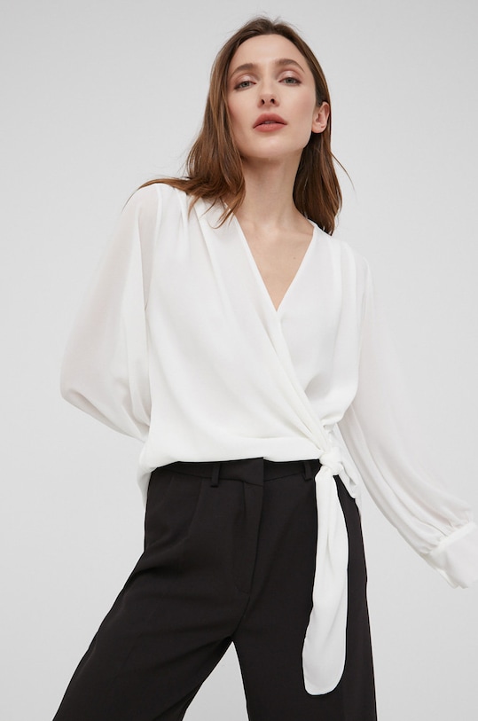 Answear Lab bluzka regular biały 9786.1.DB