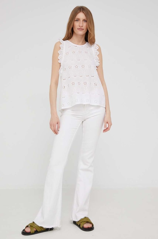 Answear Lab bluzka bawełniana Kassy.AT biały WW22