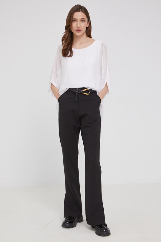 Answear Lab bluzka jedwabna SILK 6061.DB biały WW22