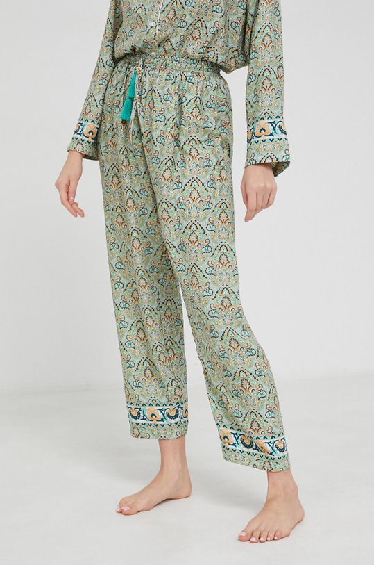 Oblečenie Hodvábne pyžamo Answear.LAB 7056.1KR zelená