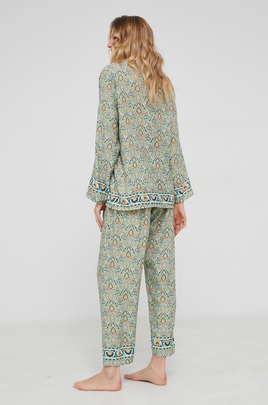 Hodvábne pyžamo Answear.LAB zelená 7056.1KR