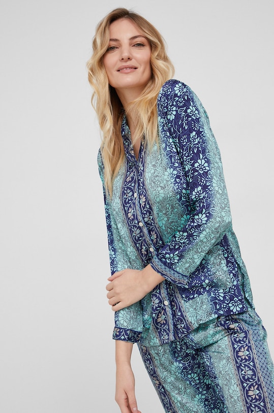 Answear.LAB selyem pizsama no.6.KR sötétkék WW22