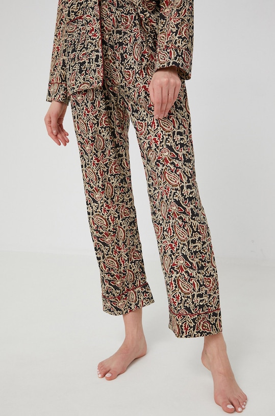 Oblečenie Bavlnené pyžamo Answear.LAB no.6.K čierna