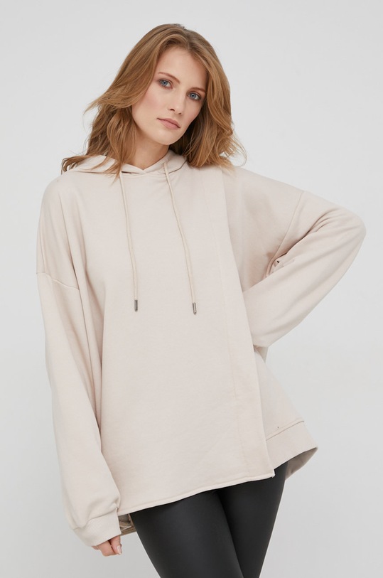 Answear Lab Bluza bawełna beżowy .0019.2KR