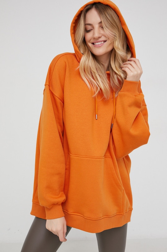 Answear.LAB - Mikina s kapucňou oranžová 102.2.DB