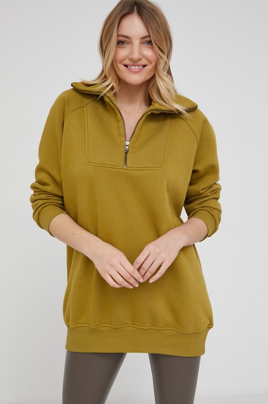 Answear Lab - Bluza uni verde 135.DB