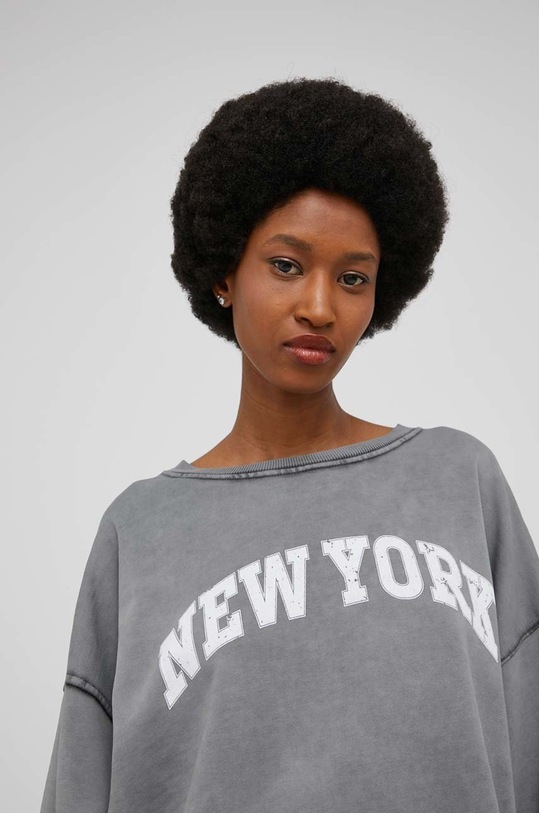 Answear Lab bluza bawełniana R3968.DA szary