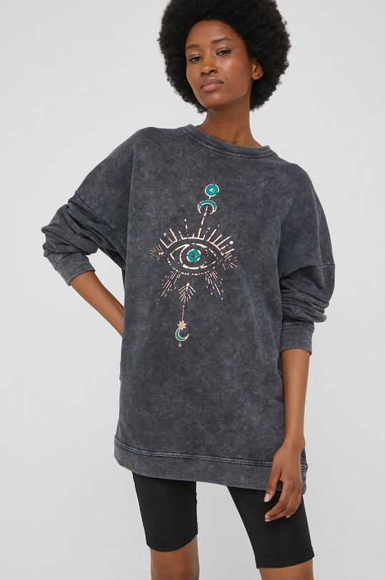 Bavlnená mikina Answear.LAB sivá VFL10048.W