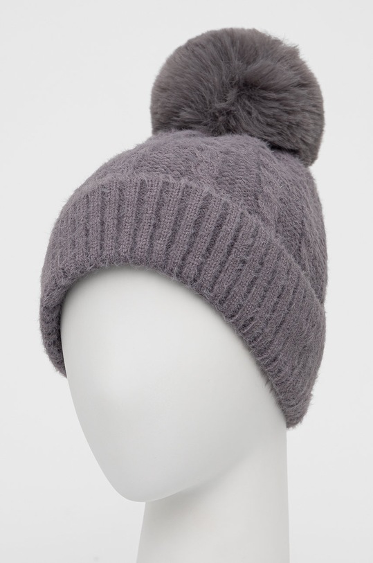 Vlnená čiapka Answear.LAB YM0703.AJ sivá WW22